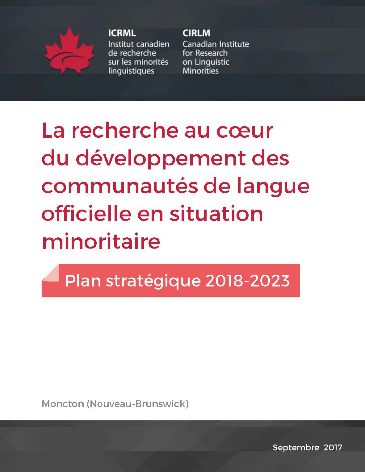 Pages de Plan ICRML 2018 2023